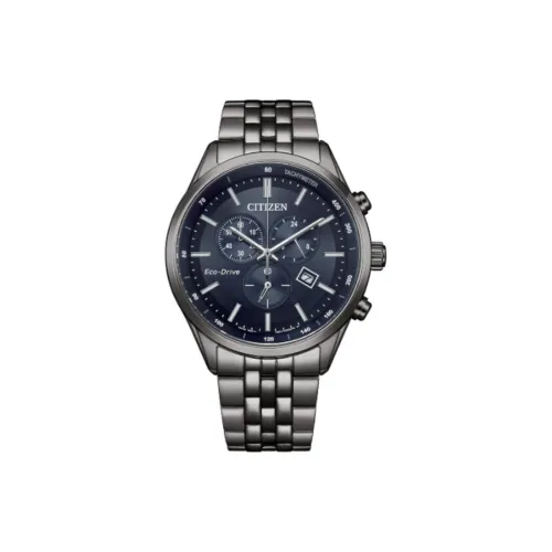 CITIZEN Eco Drive Series Светильник Кварцевый механизм Нержавеющая сталь Ремешок Часы Мужские Часы Синий циферблат