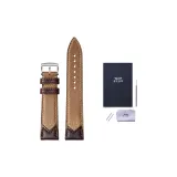 Коричневый с коричневой строчкой-шпилька