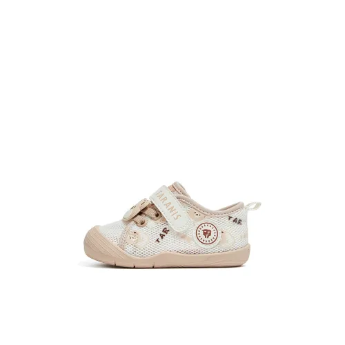 TARANIS Низкий Топ Предобувь для Ходьбы Носки Обувь Белый Абрикос Для Младенцев и Детей Раннего Возраста