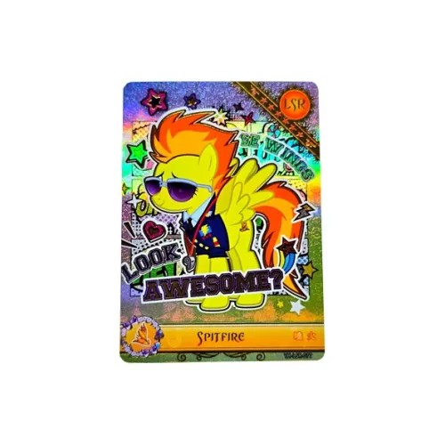 KAYOU Мой маленький пони Персонажи My Little Pony Card LSR Луна 4 Пламя Спрей Colorful Голографическая карта