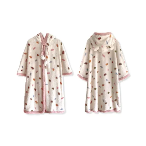 XIAFENYAN Ночная сорочка Женская Розовая Белая