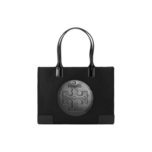 TORY BURCH Ella Полиэстер с искусственной кожей Тоут Сумка Сумка для покупок Сумка Сумка через плечо Маленькая Женская Черная