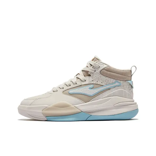 Erke Tang Palace Night Garden 3V2 Скейтборд Кроссовки MID Топ Бежевый Синий Женские