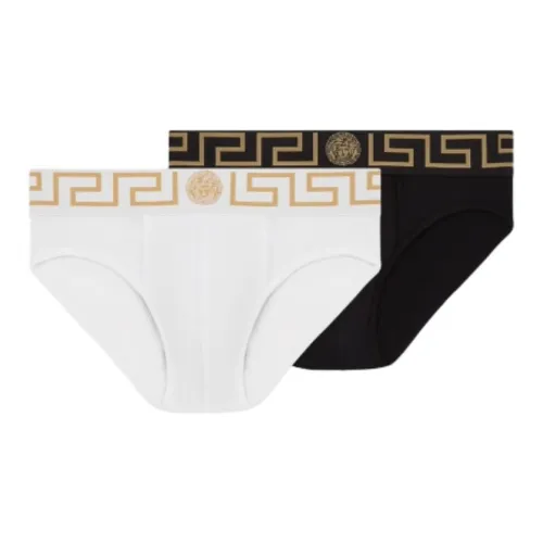 VERSACE FW21 Трусы Мужские 2 упаковки Черный Белый