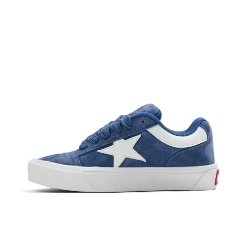 UNNCC Slip-resistant Abrasion-resistant Low-top Skateboard Shoes Unisex Dark Blue UNNCC Противоскользящие Износостойкие Низкие Кеды для Скейтбординга Унисекс Темно-синий