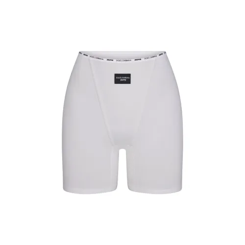 Skims DOLCE&GABBANA Коллаборация Снег/Снег Женские Брюки Стрелка