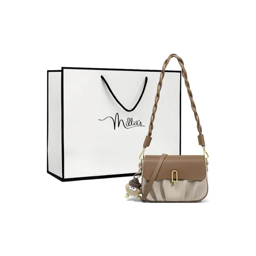 MILLIE'S Сумка через плечо из коровьей кожи с синтетической кожей Облачная сумка Сумка через плечо Женская