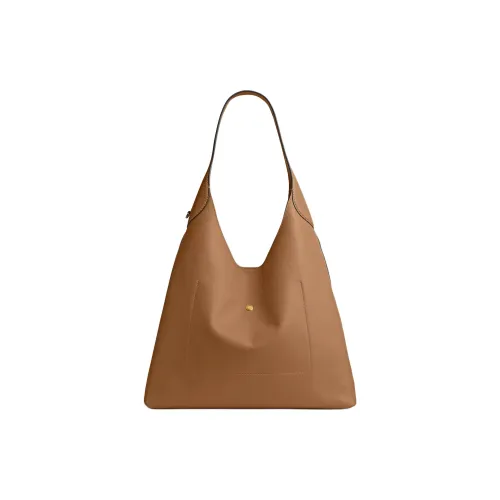 COACH Brooklyn Натуральный GRAIN LEATHER Сумка-хобо Сумка Сумка через плечо Большая Женская Мед