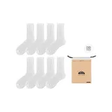 8 Белый (Махровая подошва, утолщенная)