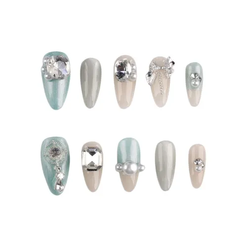 Song Biography Радужный Градиент Кошачий глаз Осветляющий Сверкающий горный хрусталь Элегантность 20 мм Миндаль