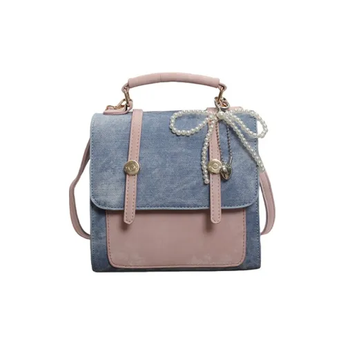 OTA ПУ (полиуретан) Рюкзак Рюкзак Рюкзак Ручная сумка Сумка через плечо Стандартная Женская Синяя