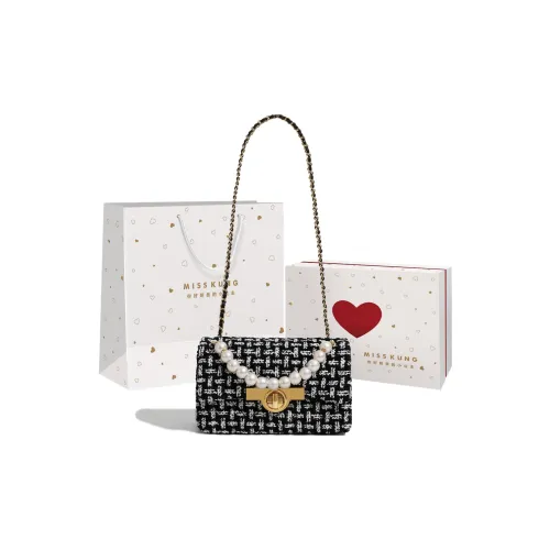 Miss Kung Сумка через плечо из ткани стандартная женская черная