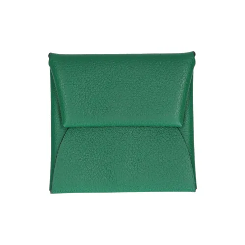 HERMES Bastia Evecolor Телячья кожа Кошелек для монет держатель для карт кошелек женский объем 1 литр цвет кактусовый зеленый