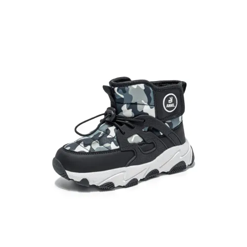 Annil Slip-resistant Abrasion-resistant Thermal And Anti KICK High Top Детские ботинки для малышей