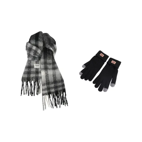 Серия PEAK RIGHT Полиэстер Трикотаж Шарфы Унисекс Черный Серый