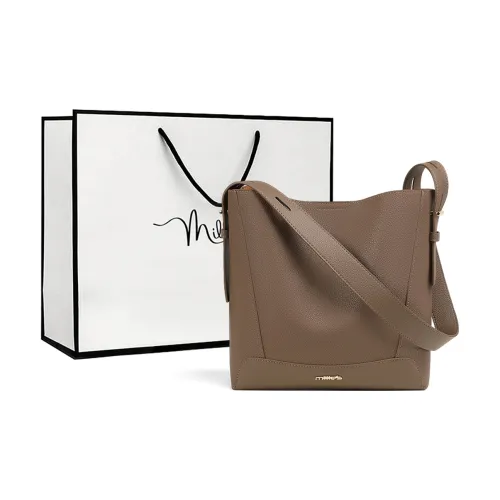 MILLIE'S Корова Кожа с Синтетической Кожей Ведрообразная Сумка Сумка через плечо Сумка на плечо Стандартная Женская