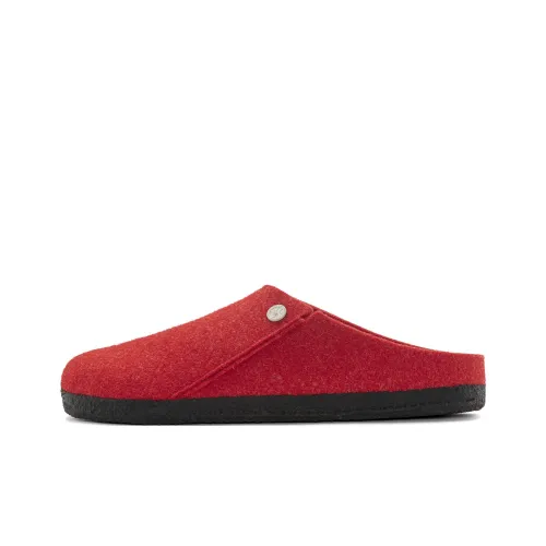 Биркенсток Zermatt Износостойкие Домашние Тапочки Женские Красные Узкие