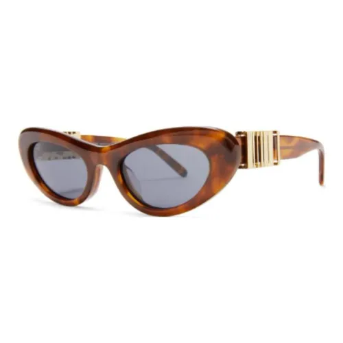 LOEWE Металлический ацетат Кошачий глаз Солнцезащитные очки Унисекс Черепаховый