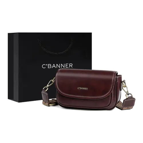 C°BANNER Сумка через плечо из синтетической кожи стандартная женская винно-кофейного цвета
