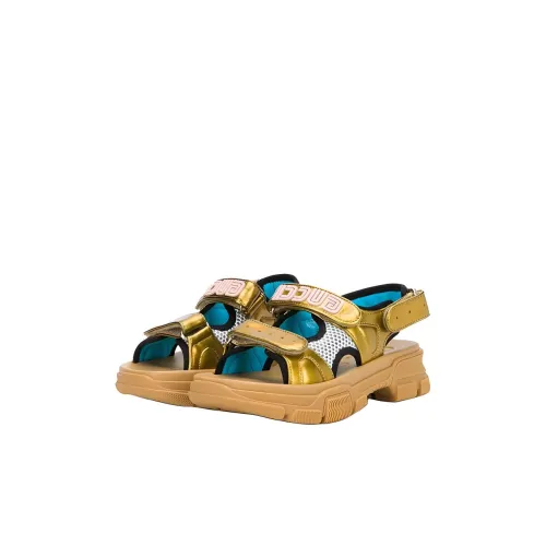 GUCCI Стильные Сандалии Коричневые Детские