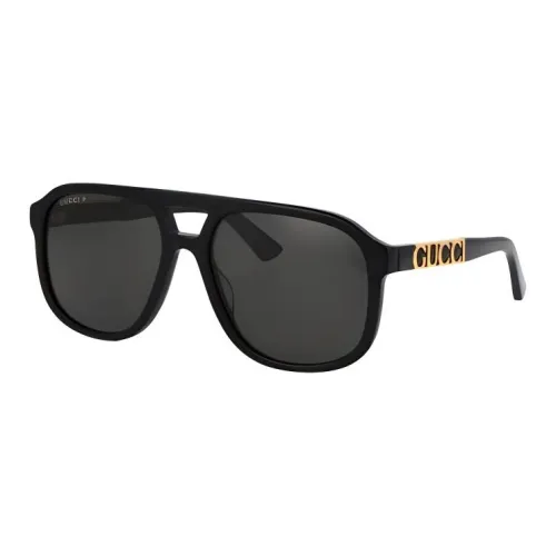 GUCCI Пластиковая оправа Aviator Солнцезащитные очки Мужские