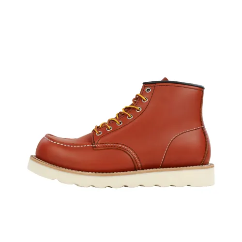 ROCKEY BAND Classic 875 Work Boots Уличная обувь Высокий верх Красный Коричневый Мужской