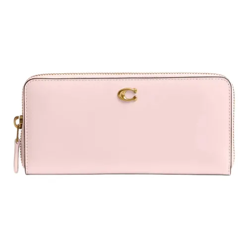 COACH Телячья кожа Кошелек Маленький Женский Румяно-розовый