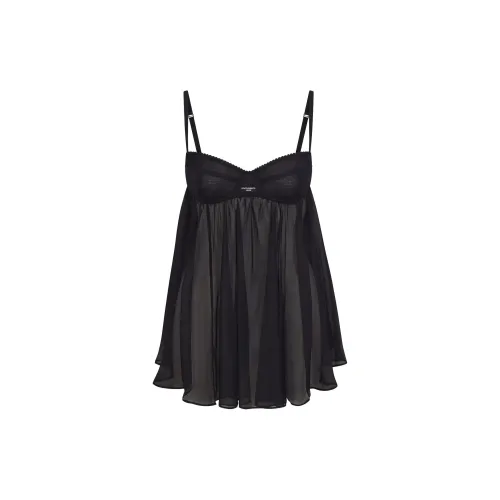 Skims DOLCE&GABBANA Collaboration Оникс/Оникс Женские Ночные сорочки