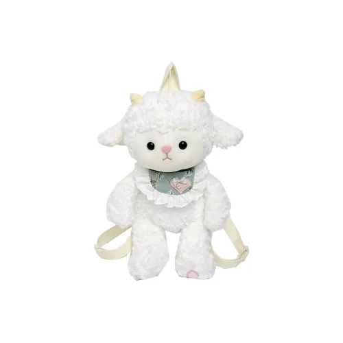 Cwatcun Плюшевый Рюкзак Обычный Женские Фиолетовый Зеленый Панда Розовый Бежевый Шерсть Rolled Шерсть