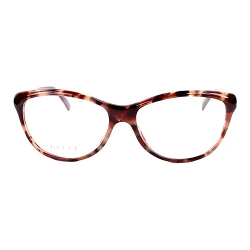 GUCCI Ацетат Нерегулярная форма Оправы для очков Женские Черепаховый