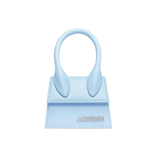 Jacquemus Коровья кожа Плечо Через плечо Сумка Мини Женская Светло-синяя