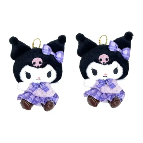Санрио Uniform Collection Kuromi Брелок 2 шт Куклы Плюшевый Брелок 14 см Рекомендуемая высота