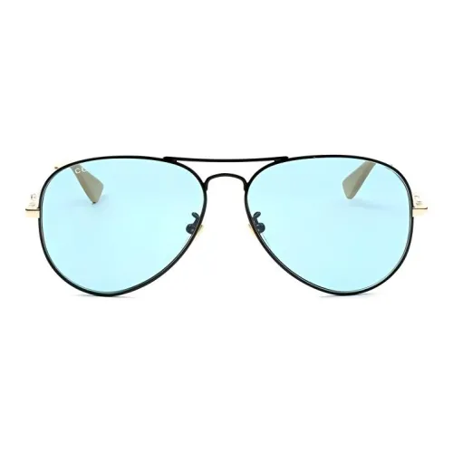 GUCCI Металл Aviator Солнцезащитные очки Мужские Черные