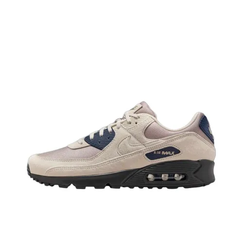 Nike Air Max 90 Low Топ Беговые кроссовки Мужской Серый