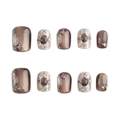 Song Biography Коричневая кошка Eye Модный Premium Gold с покрытием 3D-эффект 15 мм Короткий LADDER