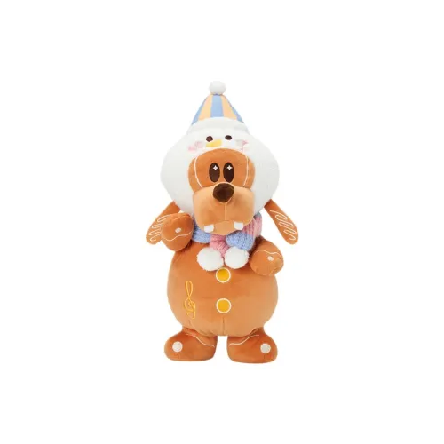 Disney 2024 Gingerbread Man Collection Гуфи Игрушка Куклы Плюшевая Кукла 32 см Высота Шанхайский Дисней