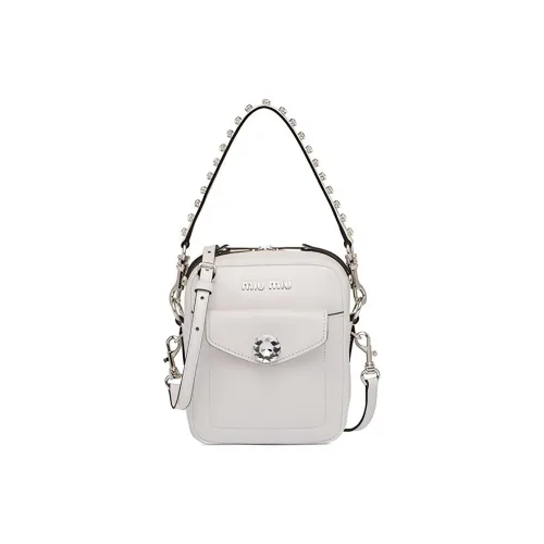 MIU MIU Сумка через плечо из коровьей кожи сумка женская белая