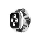 Выдвижной застежка, двойное оборачивание, ткань вязаная, узор Z, черный и белый