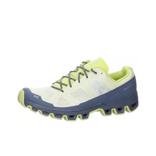 On Cloudventure Collection противоскользящие устойчивые к истиранию низкий топ беговые кроссовки мужские серо-желтые