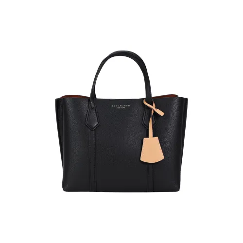 TORY BURCH Perry Кожа Тоут Сумка Сумка для покупок Сумка через плечо Сумка Маленькая Женская Черная