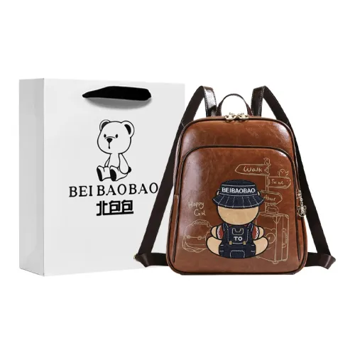 North Pack ПУ (полиуретан) Рюкзак Женские Бежевый Розовый Коричневый