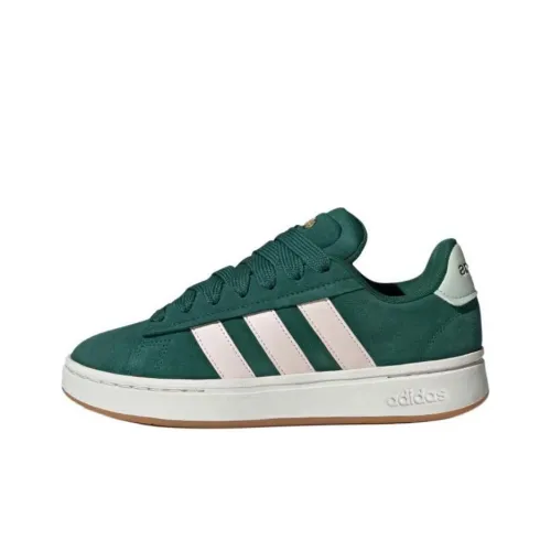 Adidas GRAND COURT ALPHA Скейтборд Кроссовки Низкие Зеленые Белые Женские
