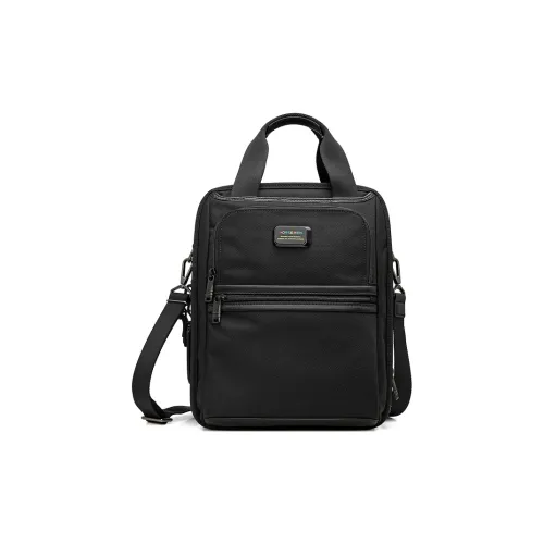 HORSEMEN Баллистический нейлон с коровьей кожей бизнес-путешественная сумка через плечо сумка большая мужская черная