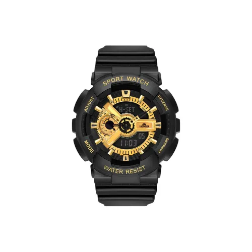 LIBER AEDON Наручные часы Электронный механизм Золотой циферблат Мужские часы