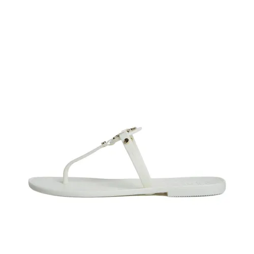 TORY BURCH Miller Шлепанцы Женские Айвори Белый