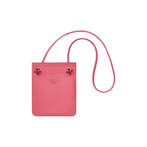 HERMES Aline Milo (фиолетовый) овчина с Swift кожа через плечо мини женская розовый