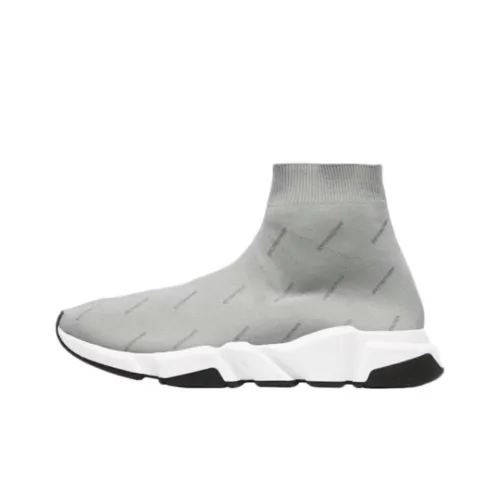 Balenciaga Speed High Топ Повседневная обувь Мужская Серый