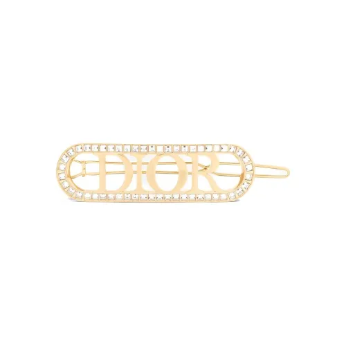 DIOR Кристалл Металл Заколки для волос Женские Золото
