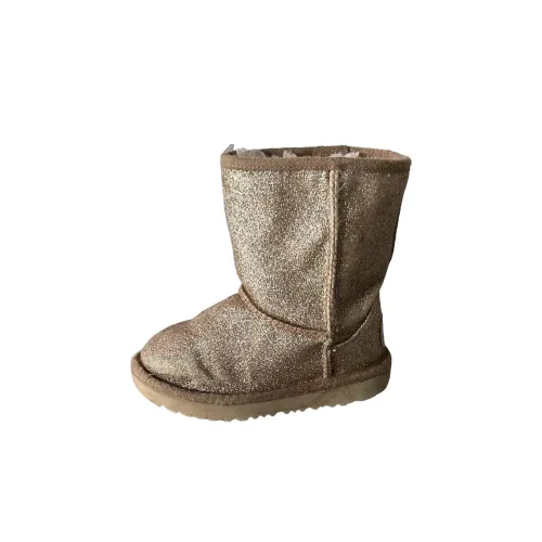 UGG CLASSIC SHORT Противоскользящая устойчивая к истиранию высокая обувь для малышей золотая для новорожденных и малышей