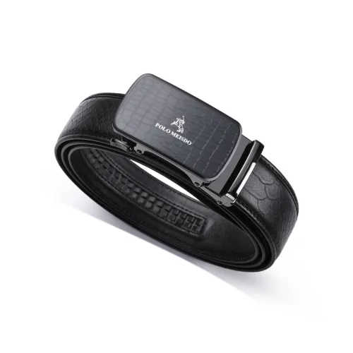 POLOMEISDO Лицевая коровья кожа Мужской ремень Юность Брюки ремень Подарочный набор коробка Мужской 3,5CM